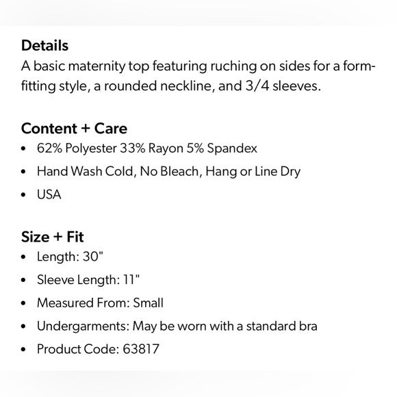 PinkBlush Maternity Top - Picture 6 of 6